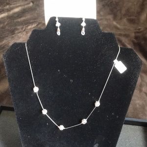 Lia Sophia necklace and earrings